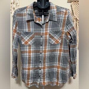 Natural Reflections Plaid Button-Down Shirt